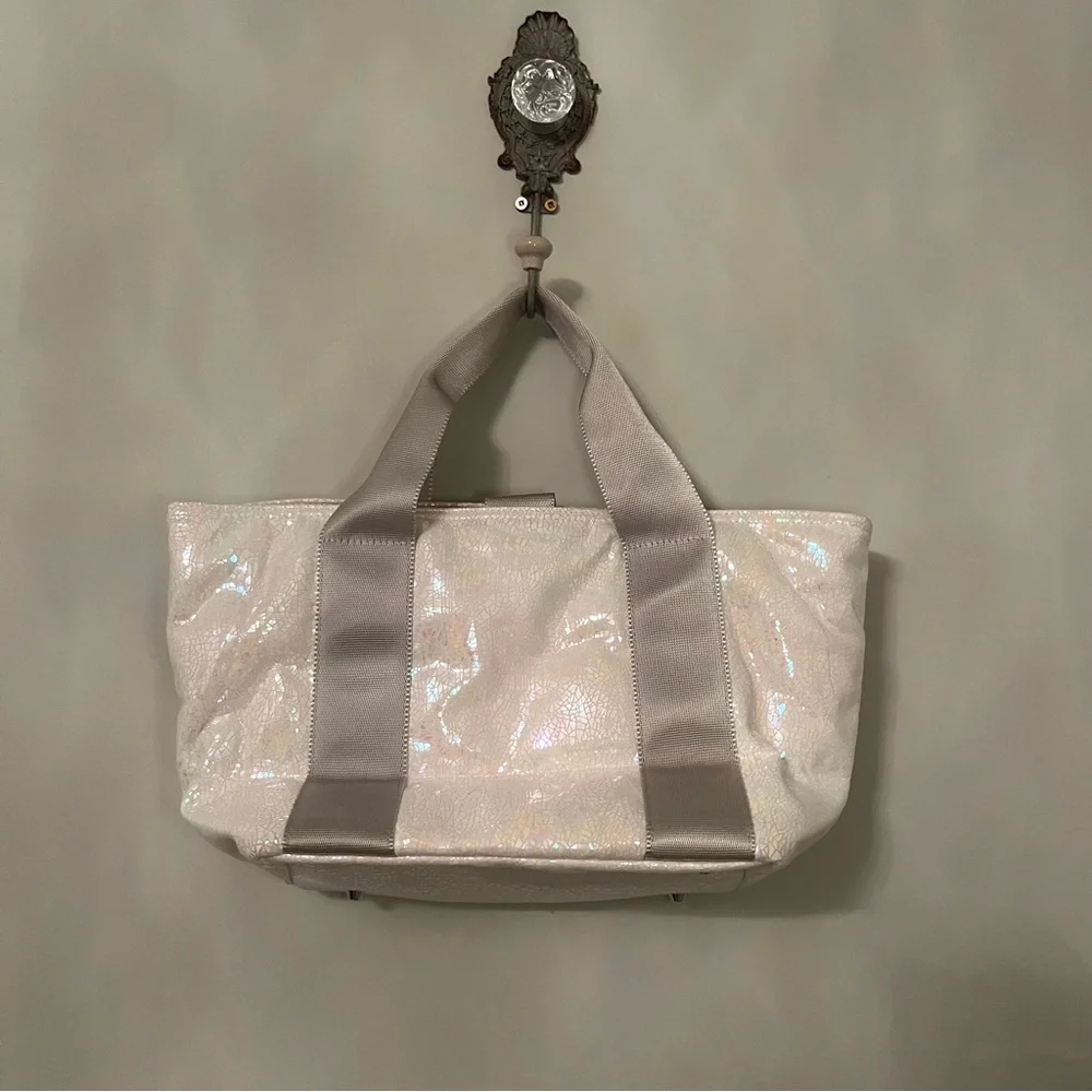 Iridescent White Tote Bag - Picture 2 of 5